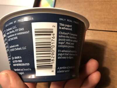Complete Strawberry Low-Fat Greek Yogurt, Strawberry