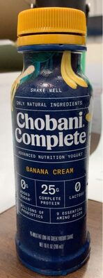 Complete Banana Cream Greek Yogurt Shake, Banana