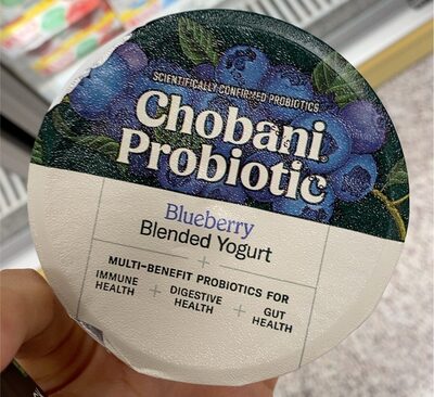 Probiotic Blueberry Blended Lowfat Yogurt, Blueberry
