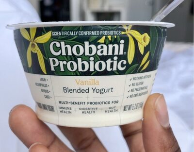 Probiotic Vanilla Blended Lowfat Yogurt, Vanilla