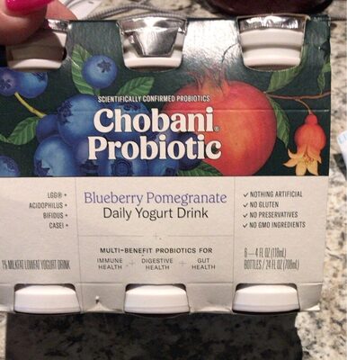 Strawberry Banana Daily Probiotic Drink, Strawberry; Banana