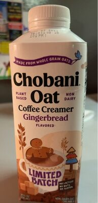 Oat Gingerbread Flavored Coffee Creamer, Gingerbread