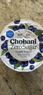 Zero Sugar Blueberry Flavor Yogurt, Blueberry