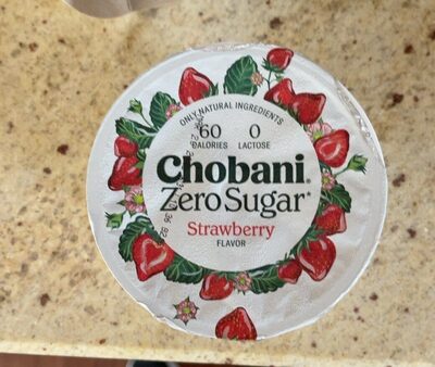 Strawberry Zero Sugar Nonfat Greek Yogurt, Strawberry