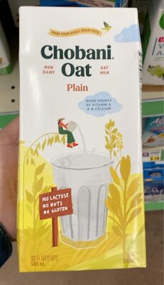 Plain Non-Dairy Oat Drink, Plain