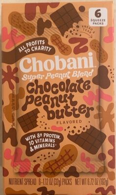 Chocolate Peanut Butter Super Peanut Blend Nutrient Spread, Chocolate Peanut Butter