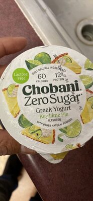 Key Lime Pie Zero Sugar Nonfat Greek Yogurt, Key Lime Pie