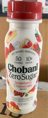 Strawberry Cheesecake Zero Sugar Yogurt-Cultured Dairy Drink, Strawberry Cheesecake