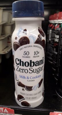 Milk & Cookies Zero Sugar Yogurt-Cultured Dairy Drink, Milk & Cookies