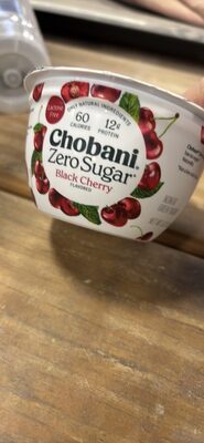 Black Cherry Zero Sugar Nonfat Greek Yogurt, Black Cherry