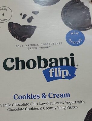 Cookies & Cream Icing Pieces, Chocolate Cookies & Vanilla Low-Fat Greek Yogurt With Chocolate, Cookies & Cream