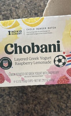 Raspberry Lemonade Layered Low-Fat Greek Yogurt, Raspberry Lemonade