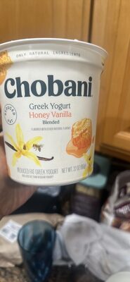 Honey Vanilla Blended Reduced Fat Greek Yogurt, Honey Vanilla