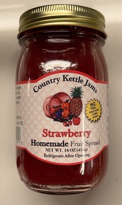 Strawberry Homemade Fruit Spread, Strawberry