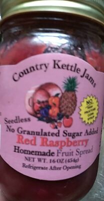 Red Raspberry Homemade Fruit Spread, Red Raspberry