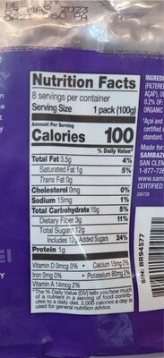 Original Blend Acai Superfruit Packs, Original Blend