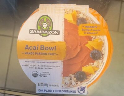 Mango Passion Fruit Aa Bowl, Mango; Passion Fruit