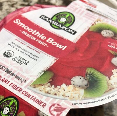 Dragon Fruit Blend With Coconut Flakes Smoothie Bowl, Dragon Fruit; Coconut