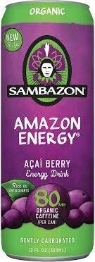 Sambazon, Amazon Energy, Organic Energy Drink, Acai Berry, Acai Berry