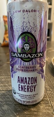 Acai Berry Pomegranate Organic Low Calorie Antioxidant Rich Energy Drink, Acai Berry Pomegranate