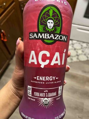 Organic Aai Energy With Yerba Mate & Guaran Super Food Juice Blend, Aai