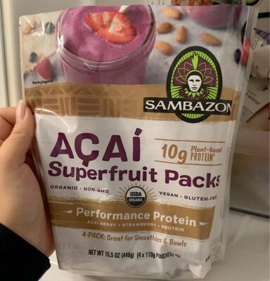 Performance Protein Acai Superfruit Packs, Performance Protein