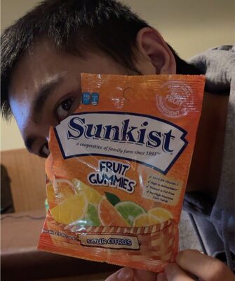 Sour Citrus Fruit Gummies, Sour Citrus
