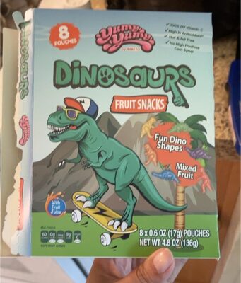 Mixed Fruit Dinosaurs Fruit Snacks, Mixed Fruit