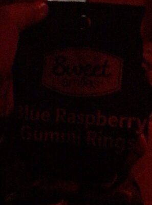 Blue Raspberry Gummi Rings, Blue Raspberry