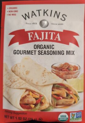Fajita Organic Gourmet Seasoning Mix, Fajita