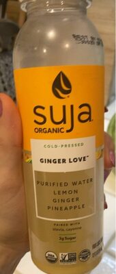 Ginger Love Cold-Pressed Fruit Juice Drink, Ginger Love