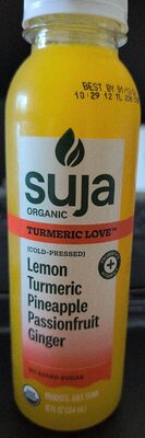 Turmeric Love Cold-Pressed Fruit Juice Drink, Turmeric Love