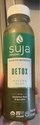 Matcha Mint Detox Nutrient Enhanced Fruit Juice Drink, Matcha Mint