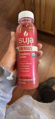 Raspberry Lemon Energized Focus Nutrient Enhanced Fruit Juice Drink, Raspberry Lemon