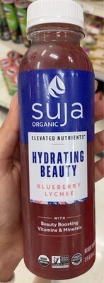 Blueberry Lychee Elevated Nutrients Hydrating Beauty Nutrient Enhanced Fruit Juice Drink, Blueberry Lychee
