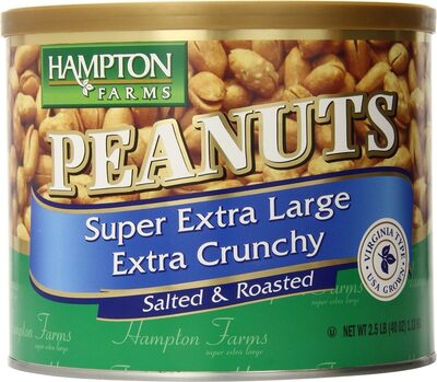 Salted & Roasted Extra Crunchy Peanuts, Salted & Roasted
