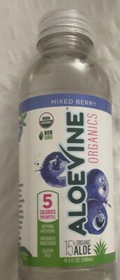 Mixed Berry Pulp Free Aloe Beverage With Antioxidants, Mixed Berry