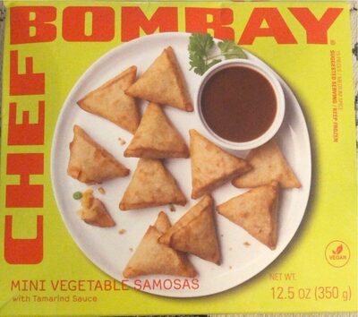 Vegetable Mini Samosas With Tamarind Sauce, Vegetable