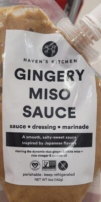 Gingery Miso Sauce, Gingery Miso