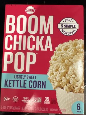 Lightly Sweet Kettle Corn Microwave Popcorn, Lightly Sweet