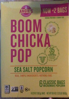 Sea Salt Microwave Popcorn, Sea Salt
