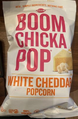 Angie's BOOMCHICKAPOP White Cheddar Popcorn, 4.5 oz.