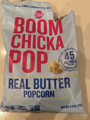 Angie's BOOMCHICKAPOP Real Butter Popcorn, 4.4 oz.