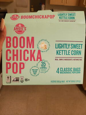 Lightly Sweet Kettle Corn Microwave Popcorn, Lightly Sweet