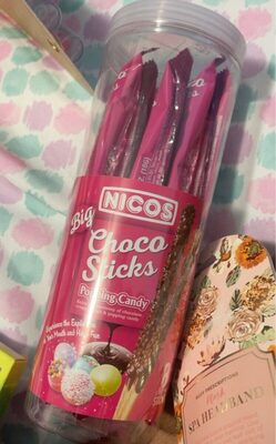 Big Choco Popping Candy Sticks, Big Choco