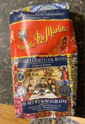Pasta Di Gragnano I.G.P., Fusilli Corti Col Buco