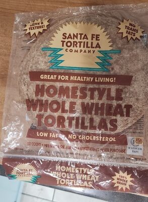 Whole Wheat Homestyle Tortillas, Whole Wheat