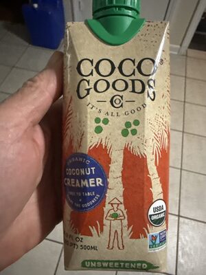 Coconut Unsweetened Organic Creamer, Coconut