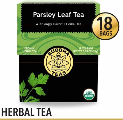 Parsley Leaf Organic Herbal Tea Bags, Parsley Leaf
