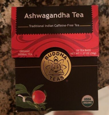 Ashwagandha Organic Herbal Tea Bags, Ashwagandha
